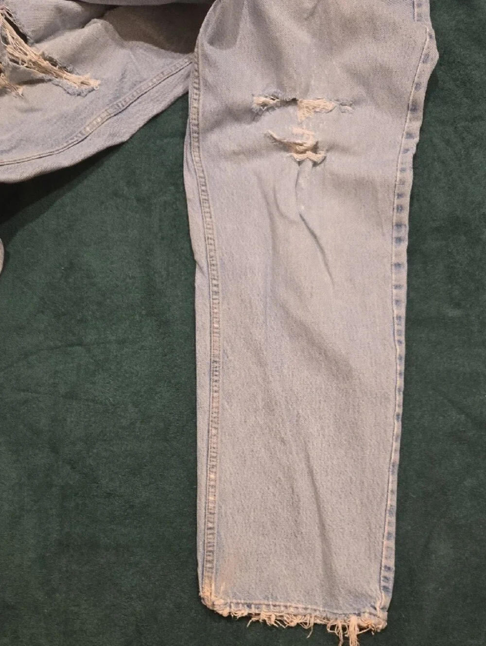 GAP Light Blue Original Fit Distressed Jeans